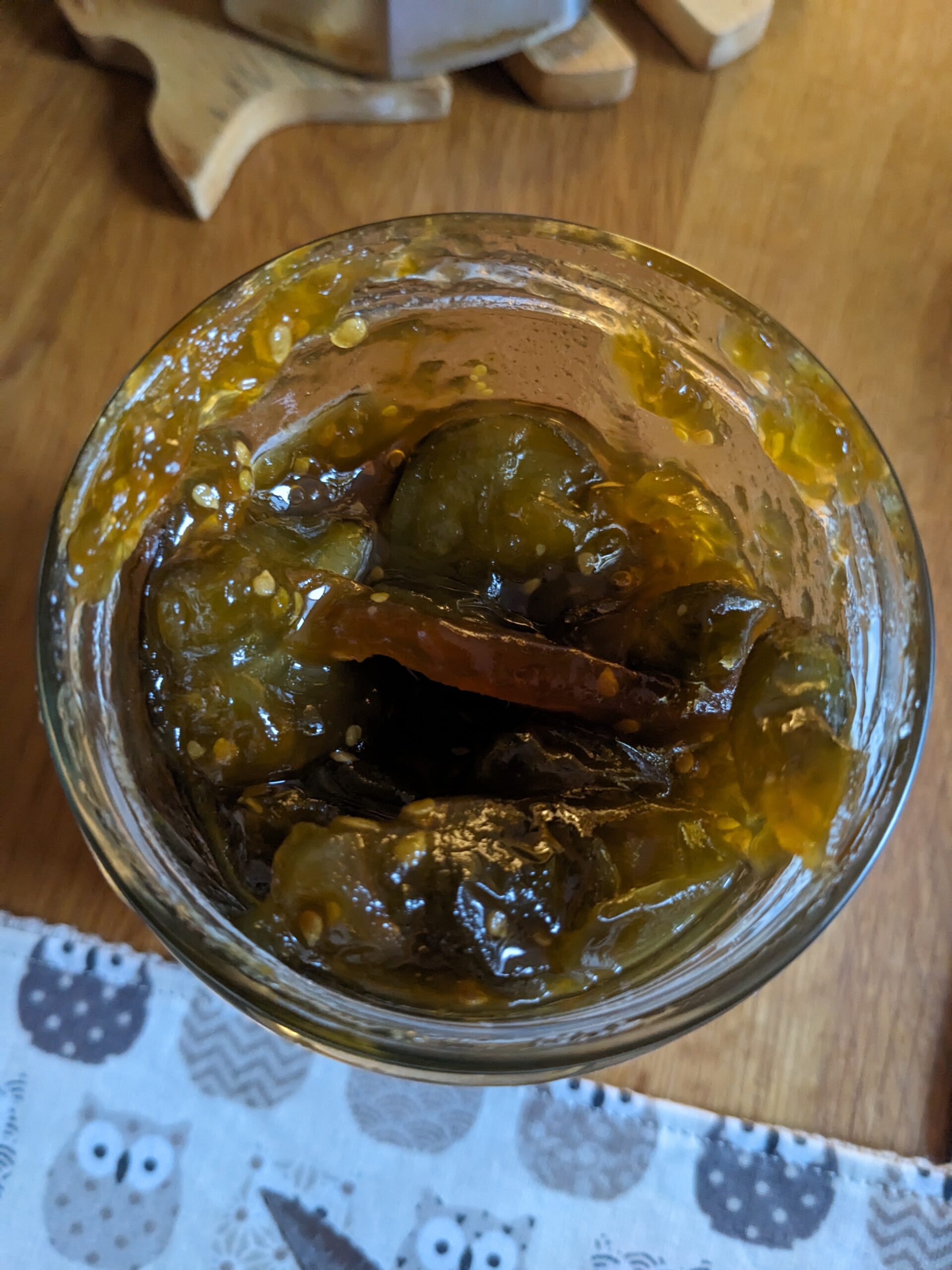 Confiture de tomates vertes