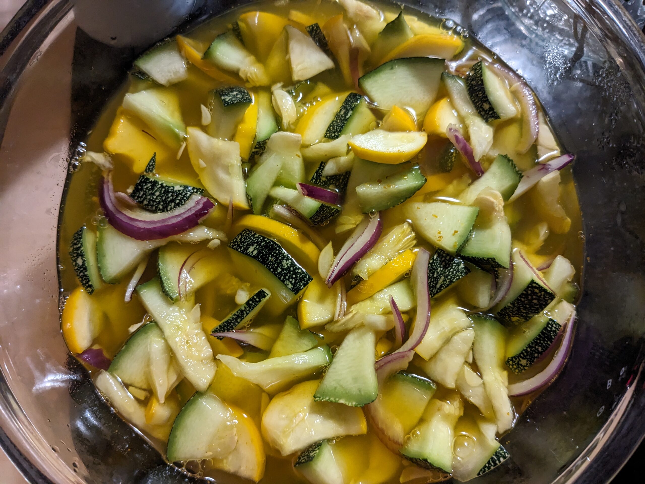 Pickles de courgettes