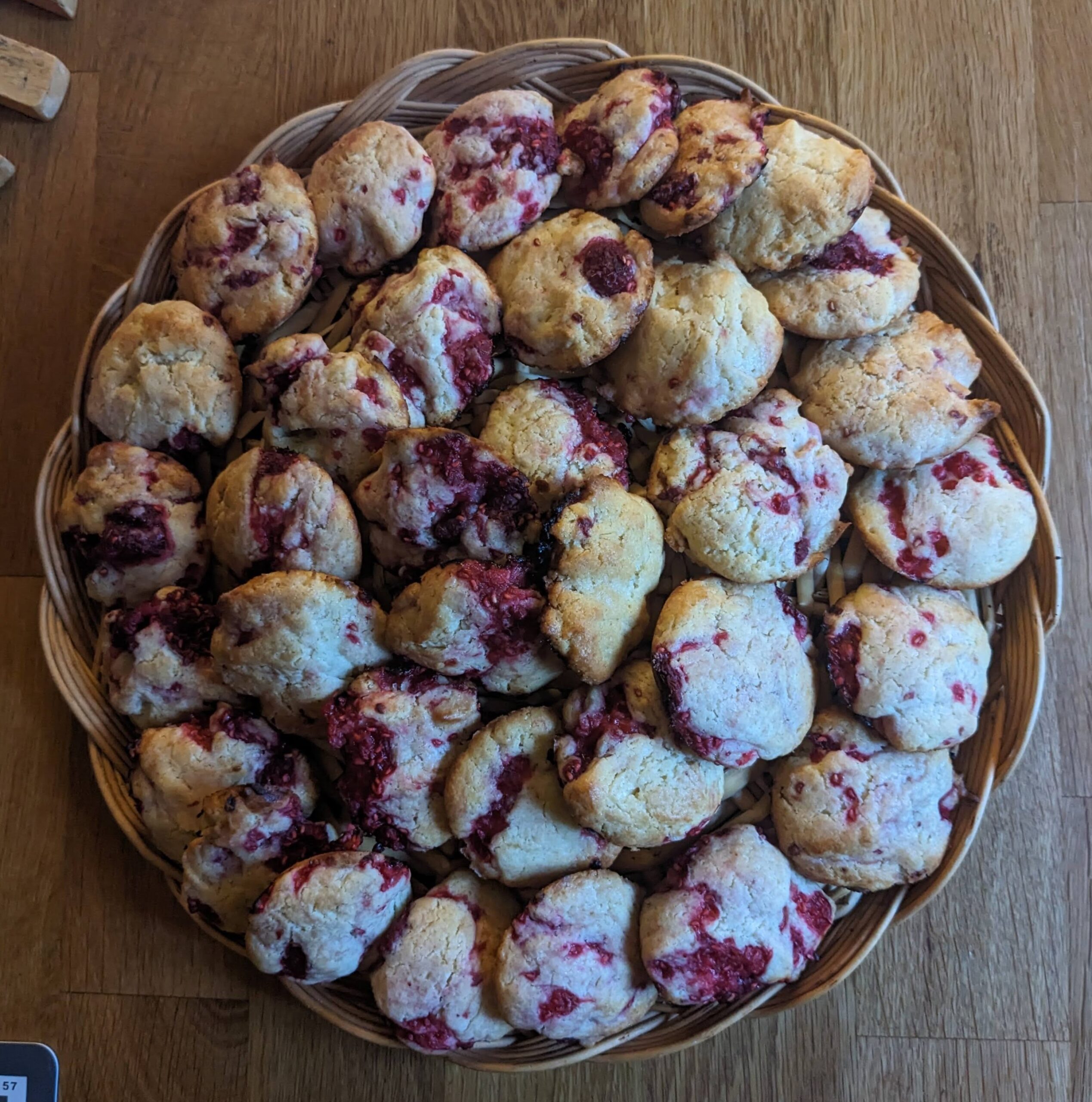Cookies aux framboises